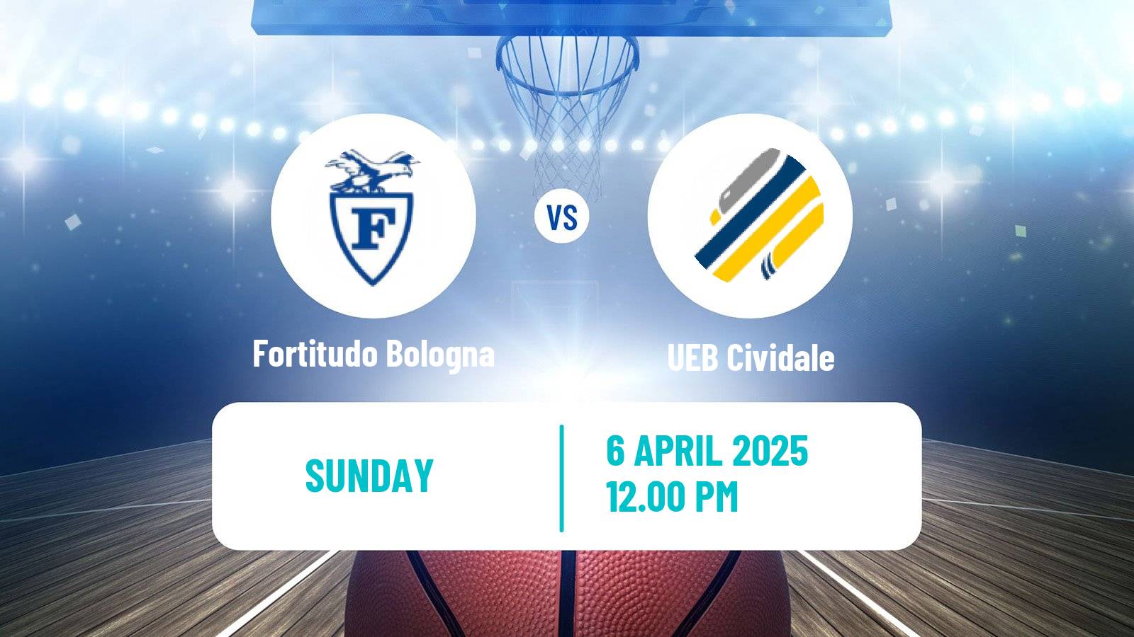 Basketball Italian Serie A2 Basketball Fortitudo Bologna - Cividale