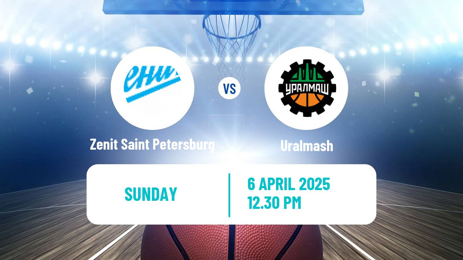 Basketball VTB United League Zenit Saint Petersburg - Uralmash