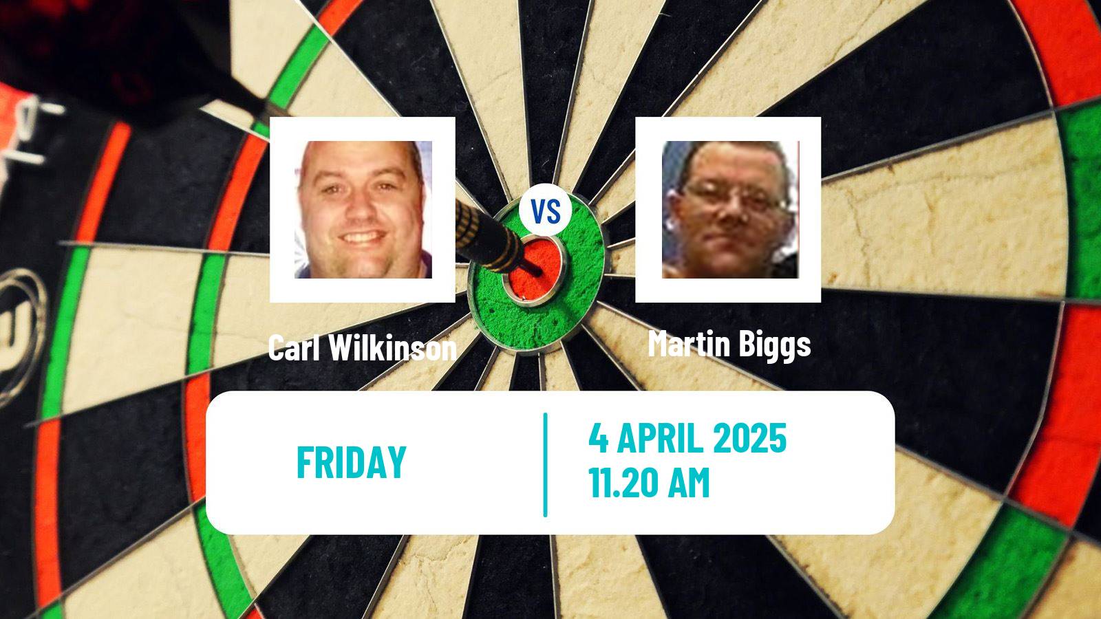 Darts Modus Super Series Carl Wilkinson - Martin Biggs
