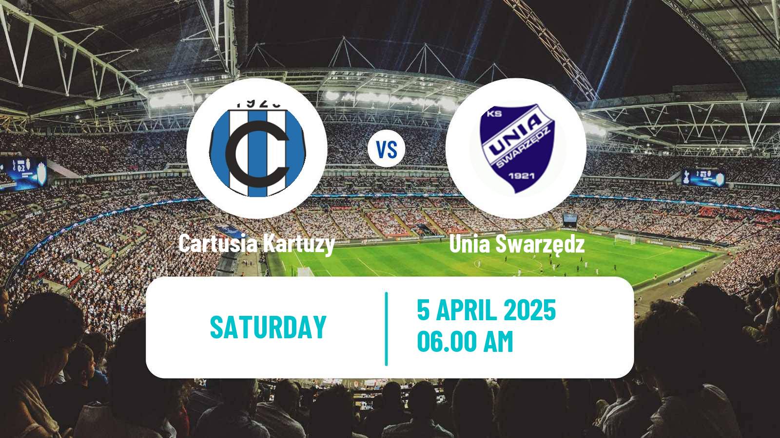 Football Polish Division 3 - Group II Cartusia Kartuzy - Unia Swarzędz