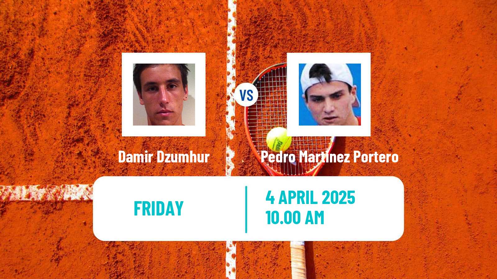 Tennis ATP Bucharest Damir Dzumhur - Pedro Martinez Portero