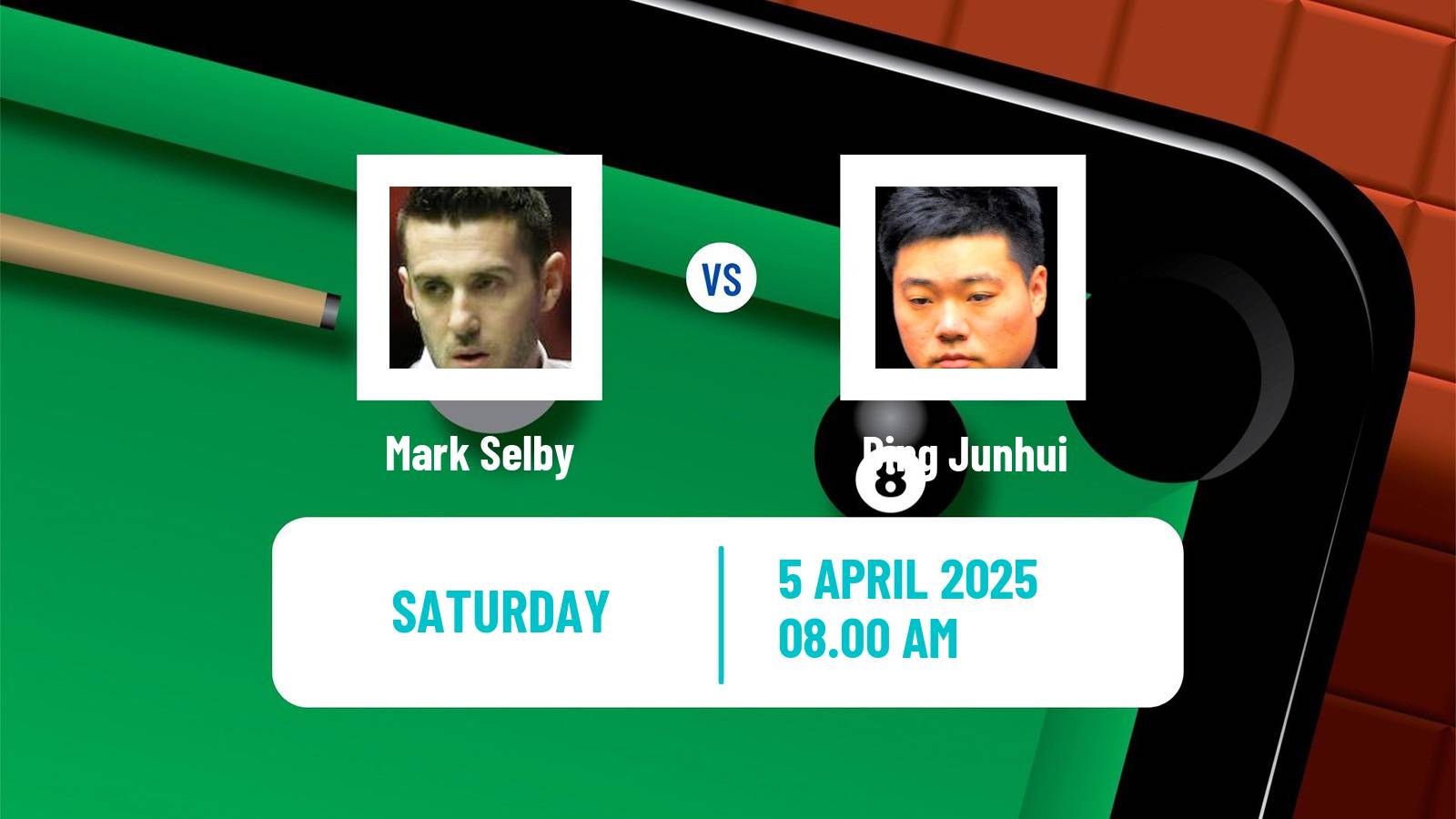 Snooker Tour Championship Mark Selby - Ding Junhui