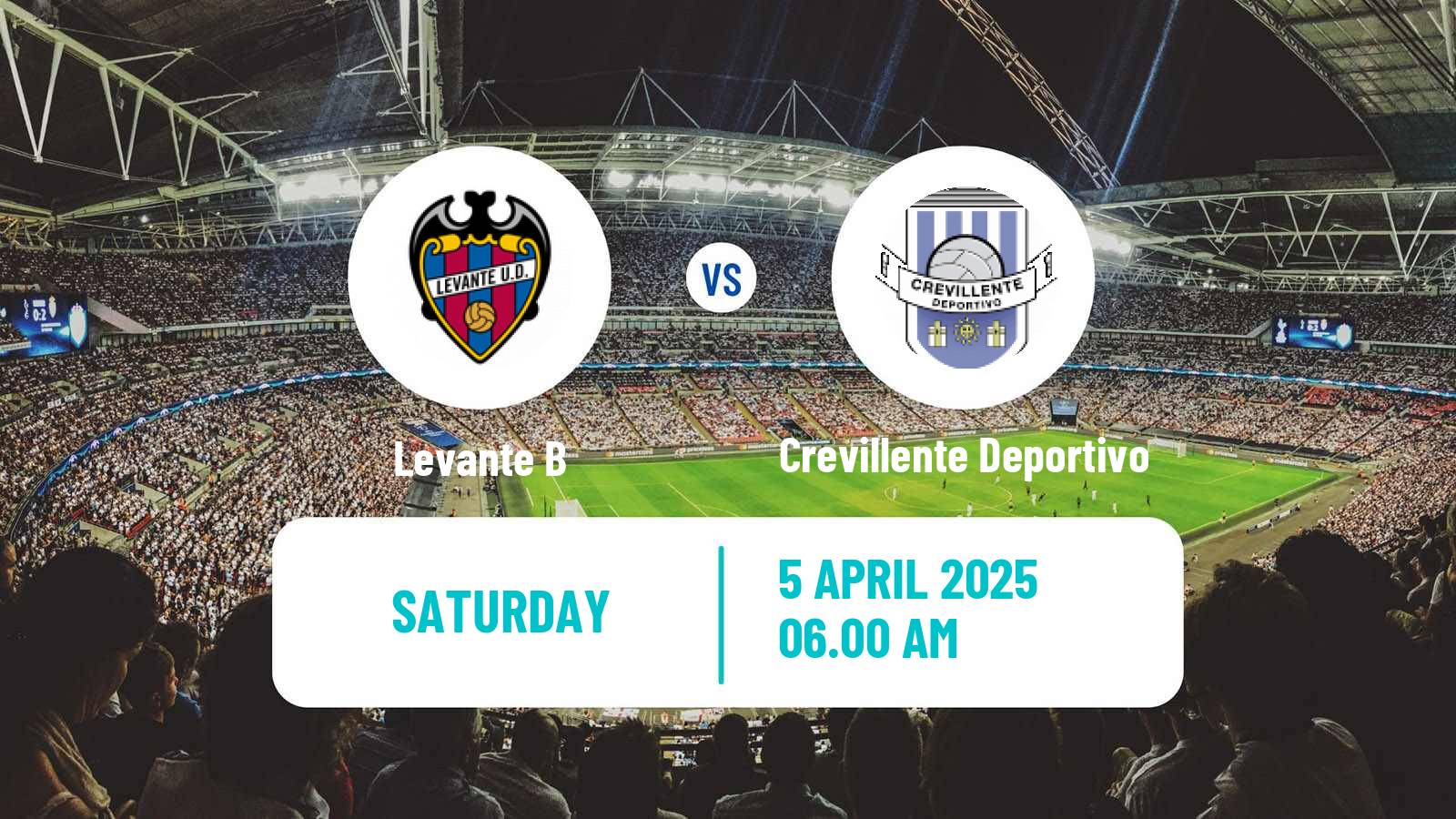 Soccer Spanish Tercera RFEF - Group 6 Levante B - Crevillente Deportivo