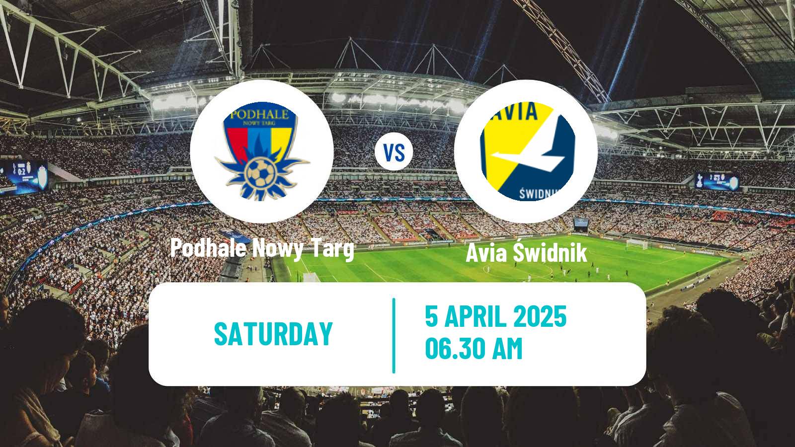 Football Polish Division 3 - Group IV Podhale Nowy Targ - Avia Świdnik