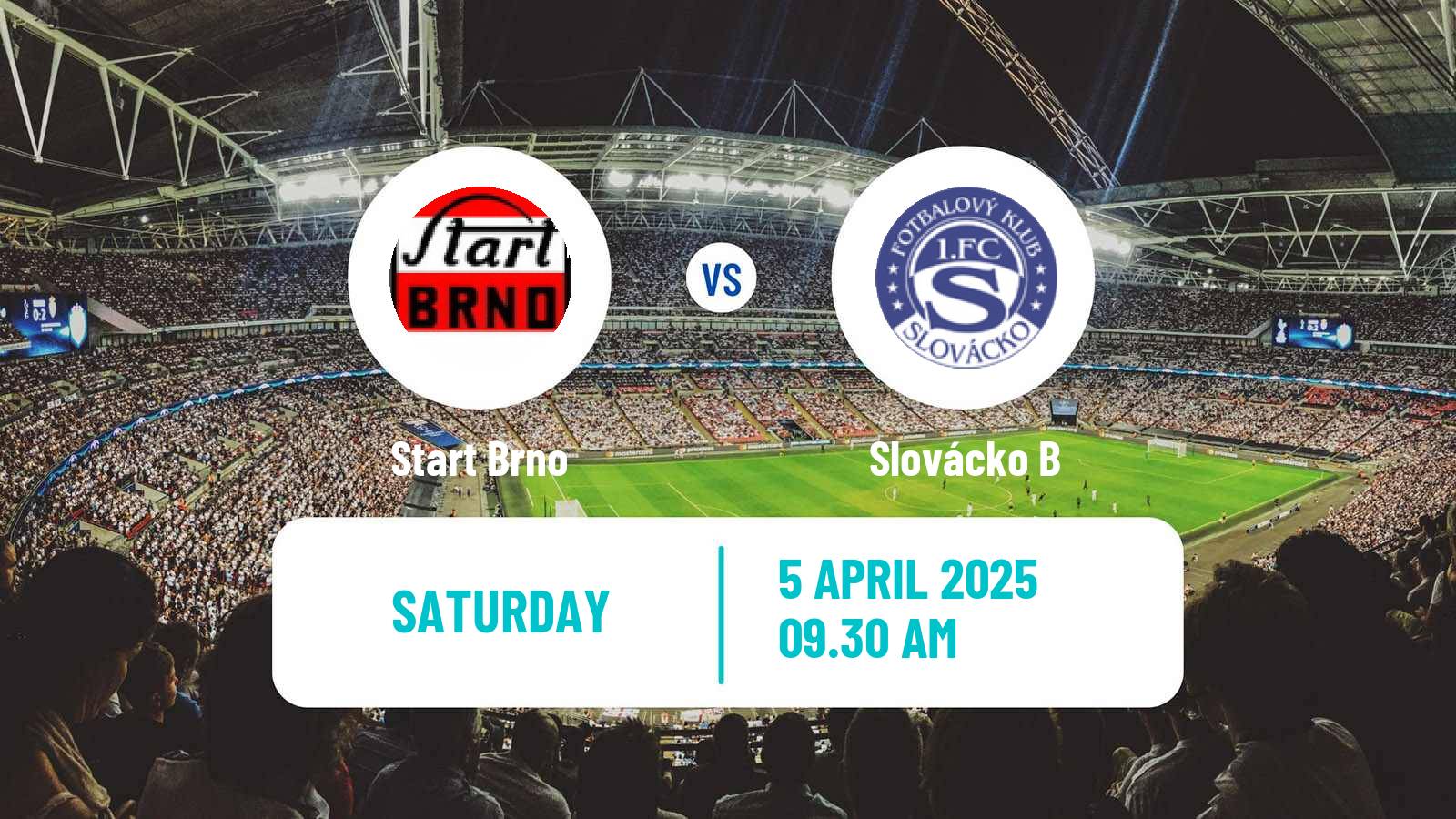 Soccer Czech MSFL Start Brno - Slovácko B