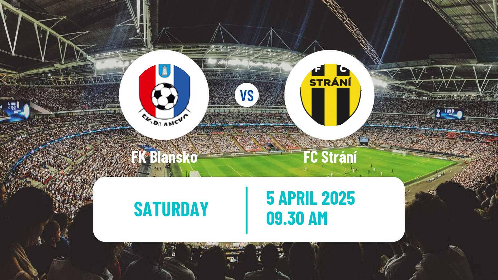 Soccer Czech MSFL Blansko - Strání