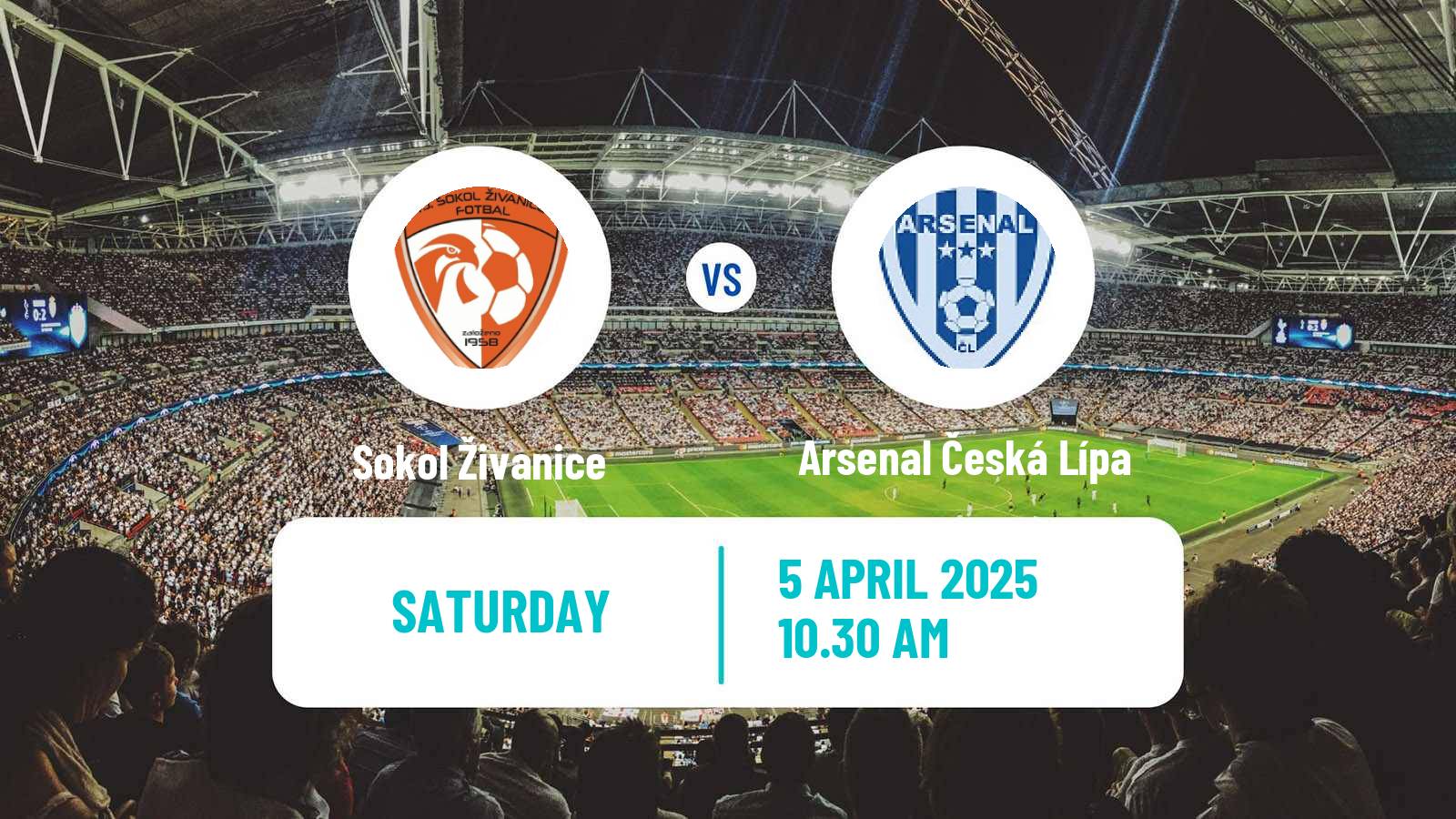 Football Czech CFL Group B Sokol Živanice - Arsenal Česká Lípa
