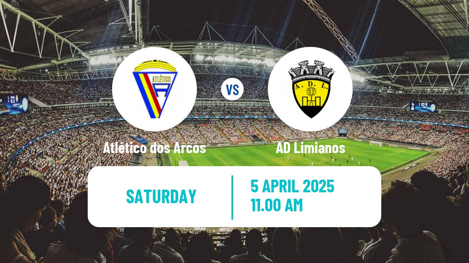 Soccer Campeonato de Portugal - Group A  Atlético dos Arcos - Limianos