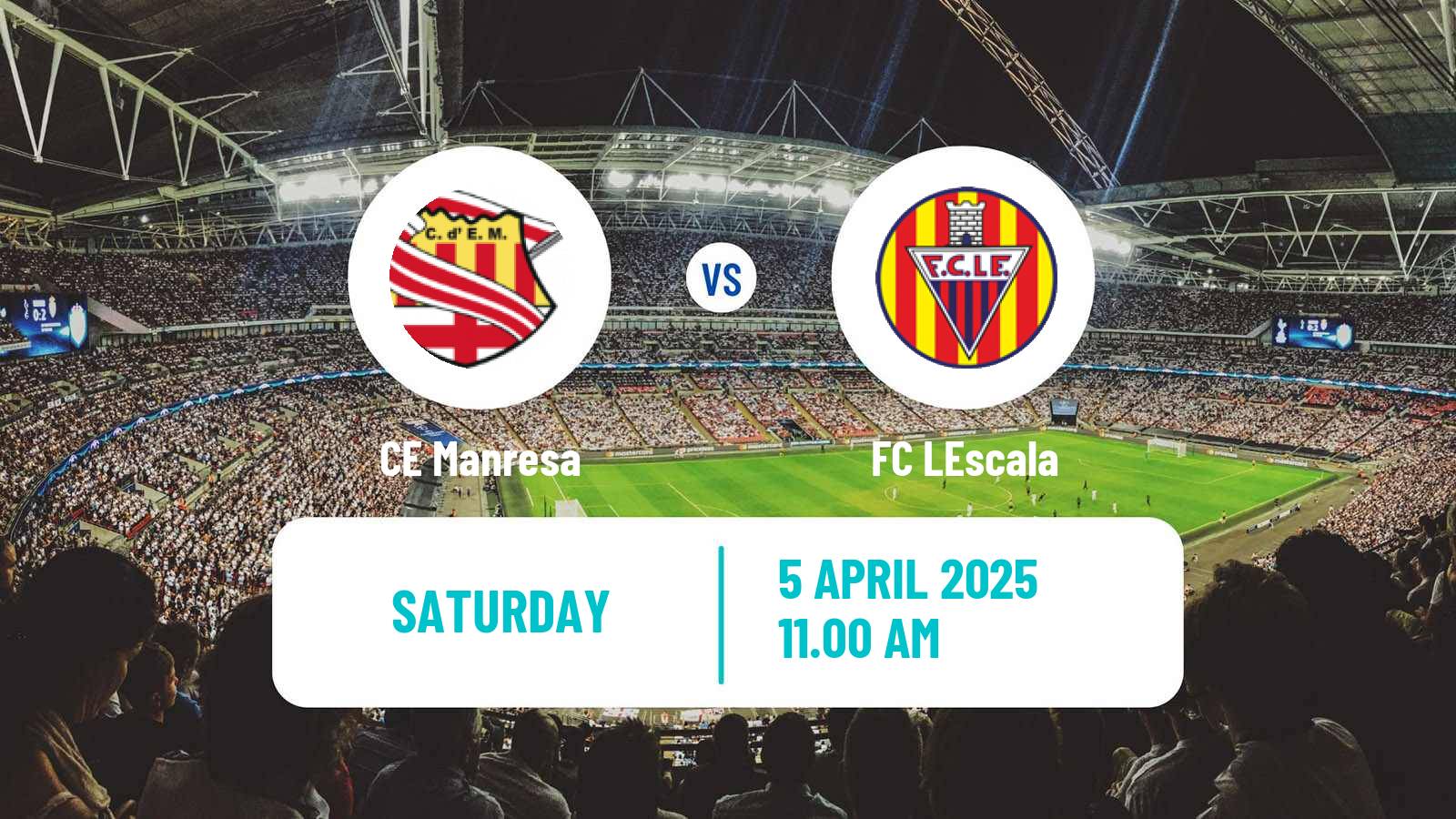 Soccer Spanish Tercera RFEF - Group 5 Manresa - LEscala