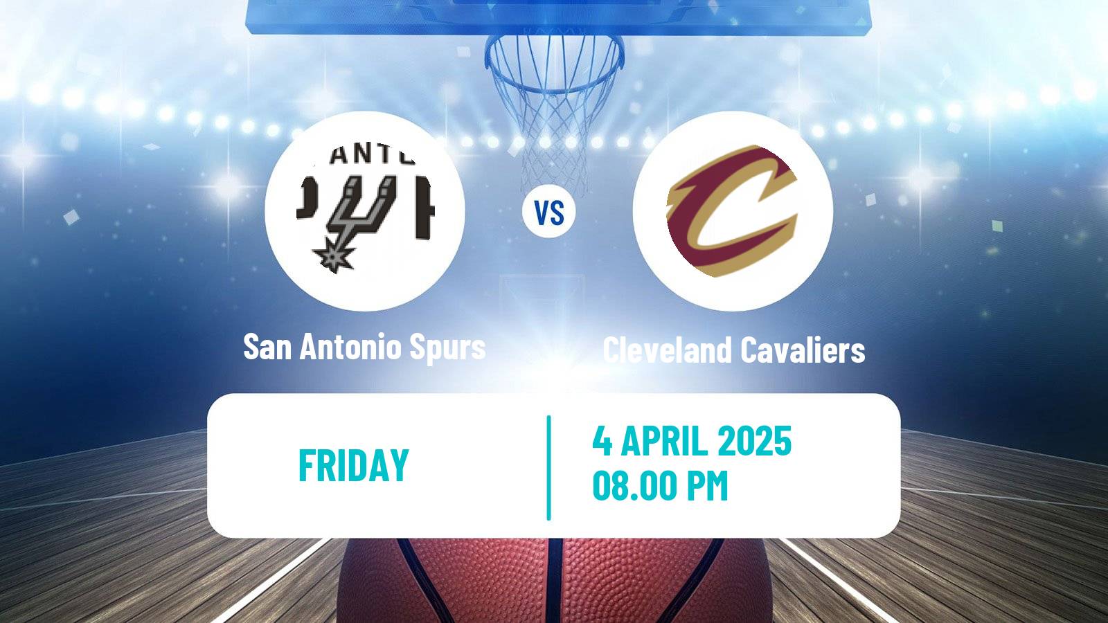 Basketball NBA San Antonio Spurs - Cleveland Cavaliers