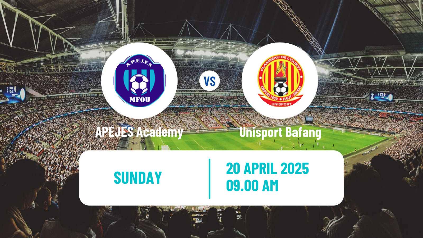 Soccer Cameroon Elite Two APEJES Academy - Unisport Bafang