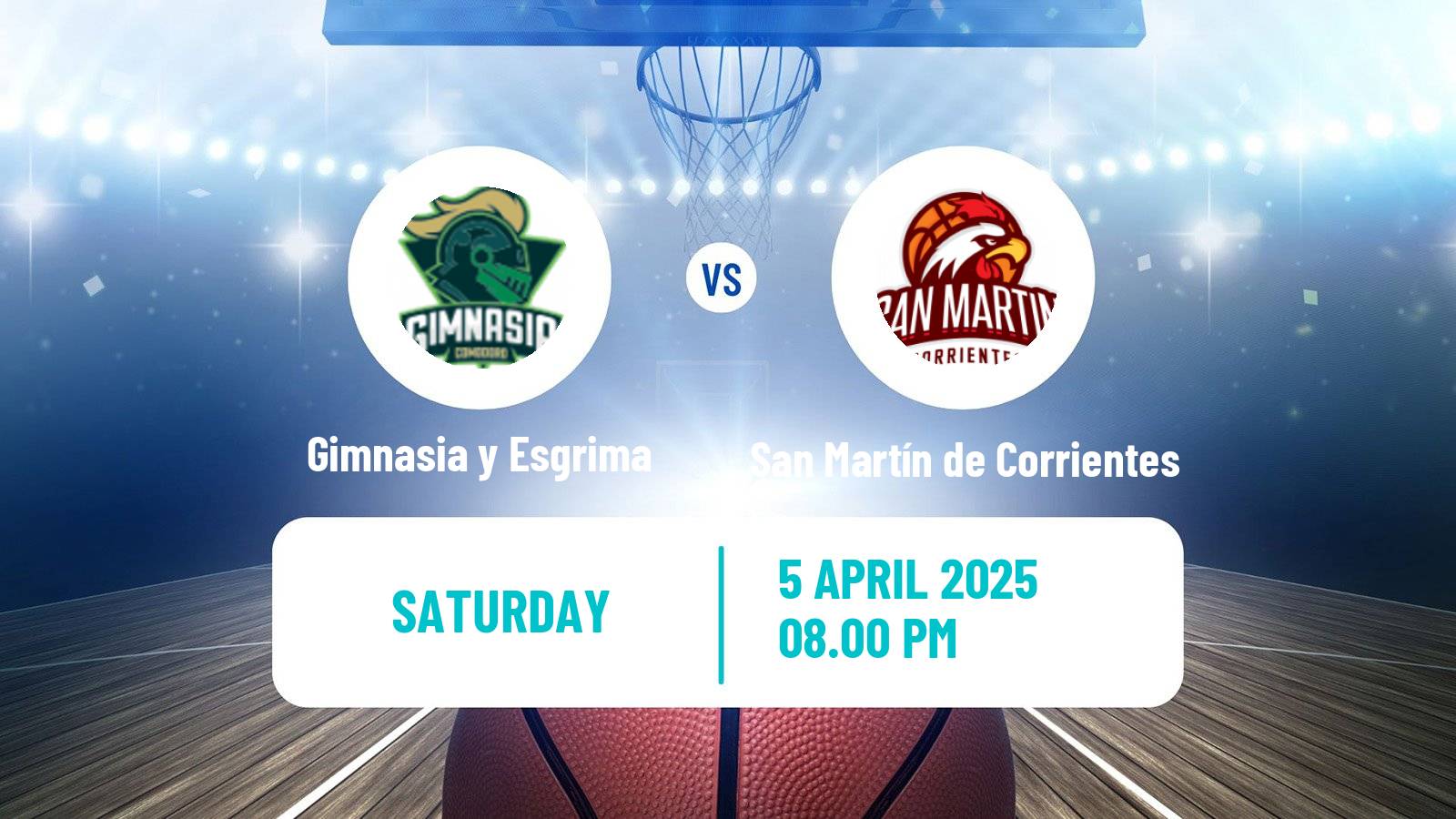 Basketball Argentinian LNB Gimnasia y Esgrima - San Martín de Corrientes