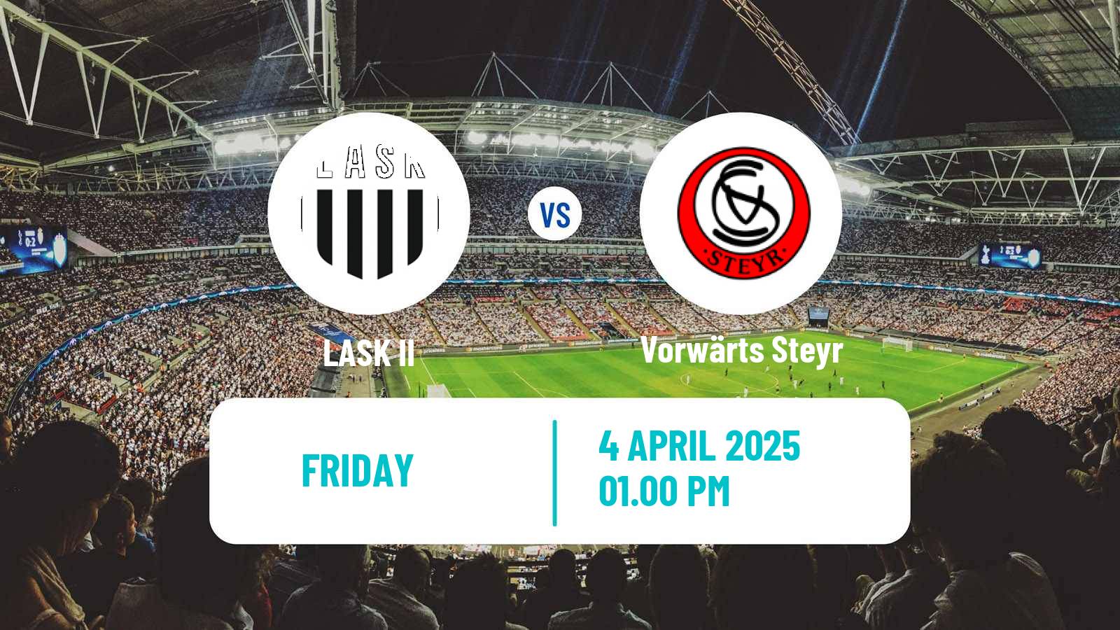 Soccer Austrian Regionalliga Central LASK II - Vorwärts Steyr