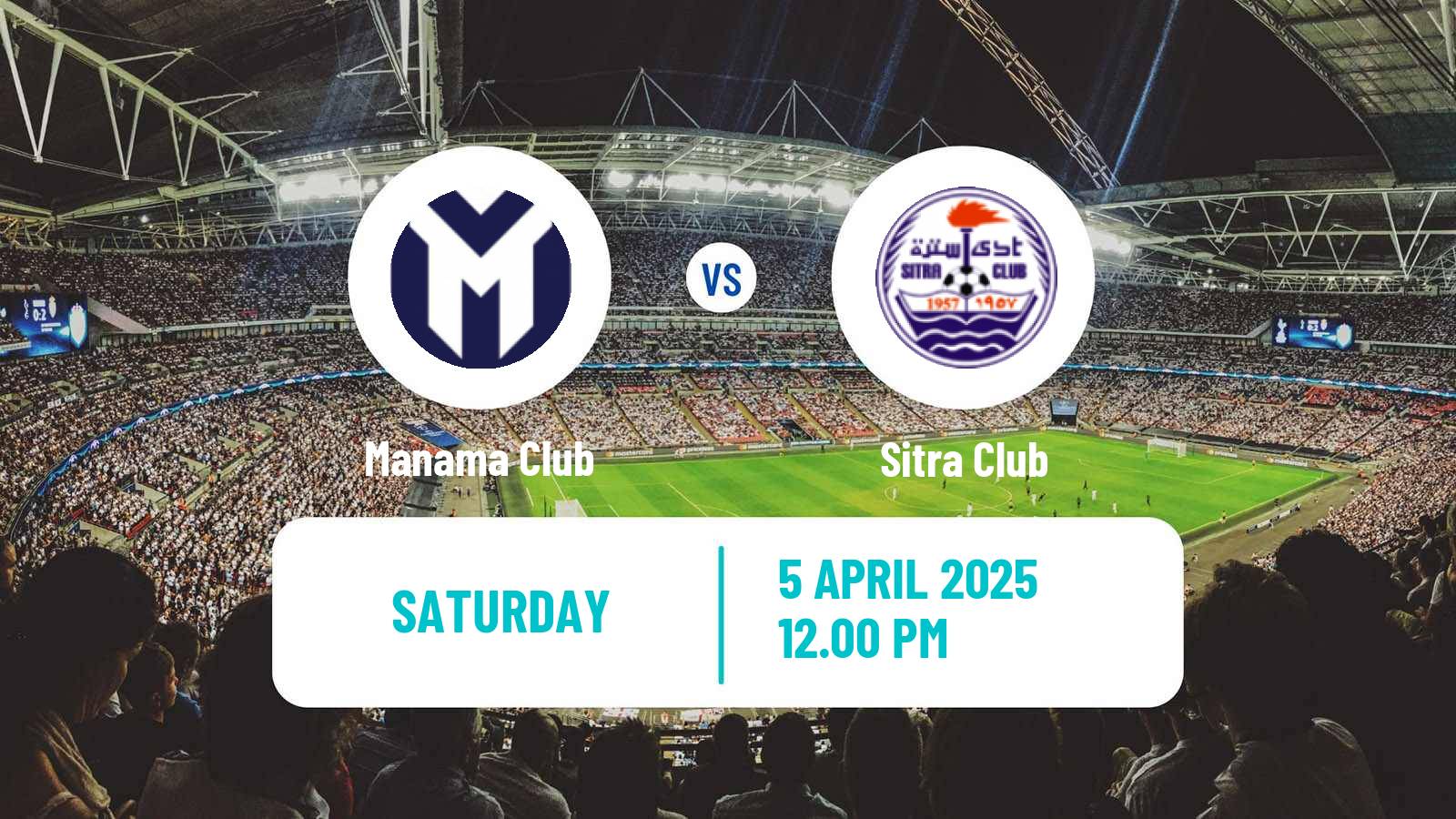 Soccer Bahraini Premier League Manama Club - Sitra