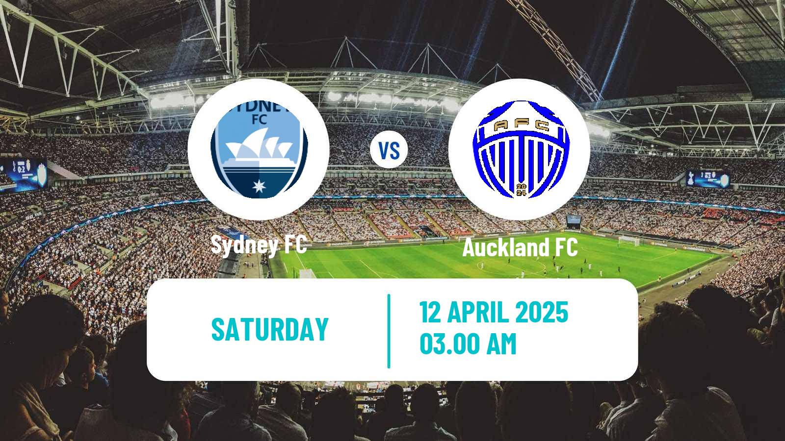 Soccer Australian A-League Sydney - Auckland FC