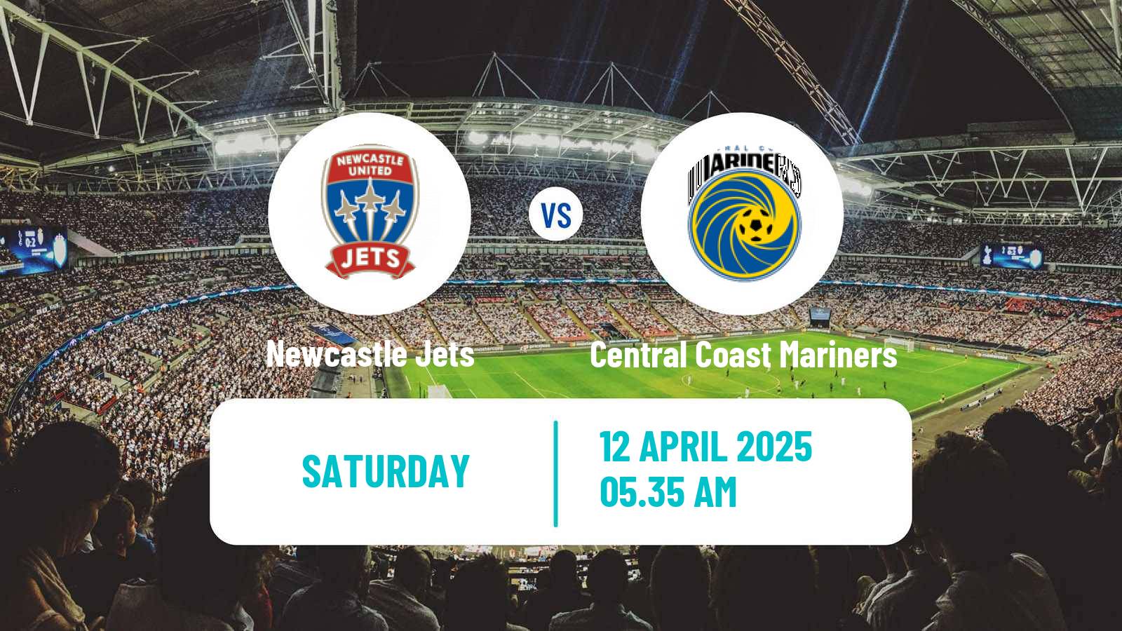 Soccer Australian A-League Newcastle Jets - Central Coast Mariners