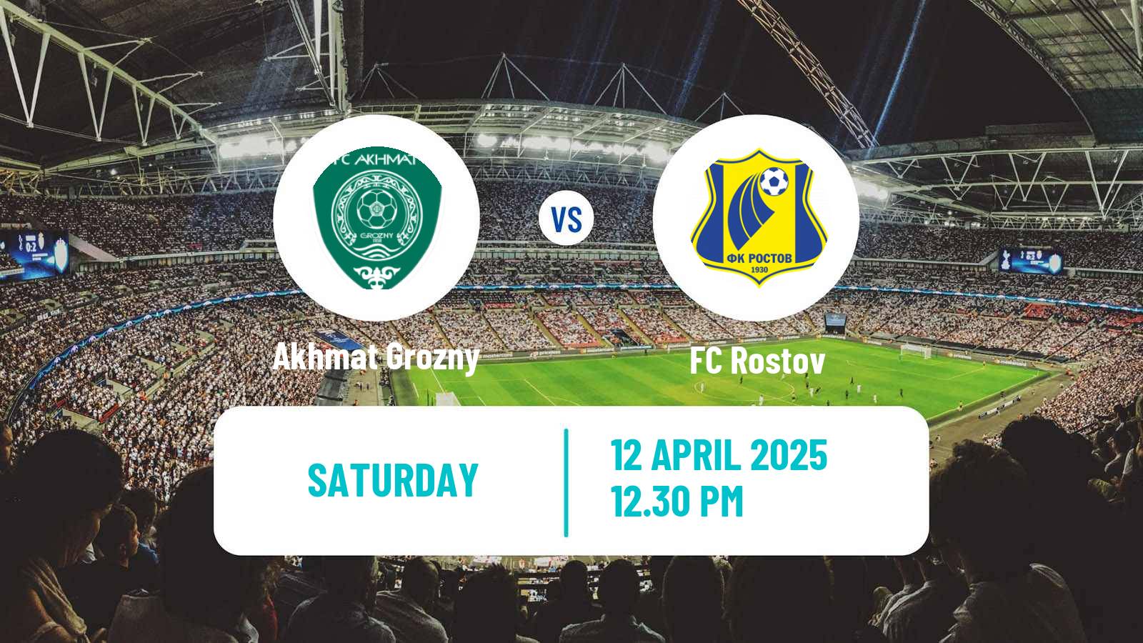 Football Russian Premier League Akhmat Grozny - Rostov