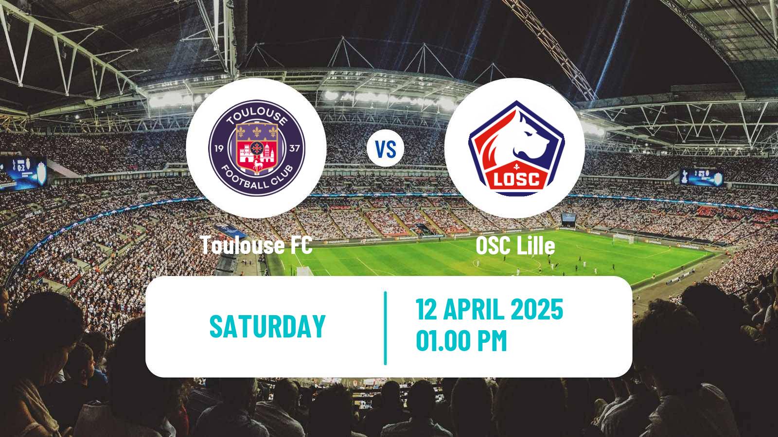 Soccer French Ligue 1 Toulouse - Lille