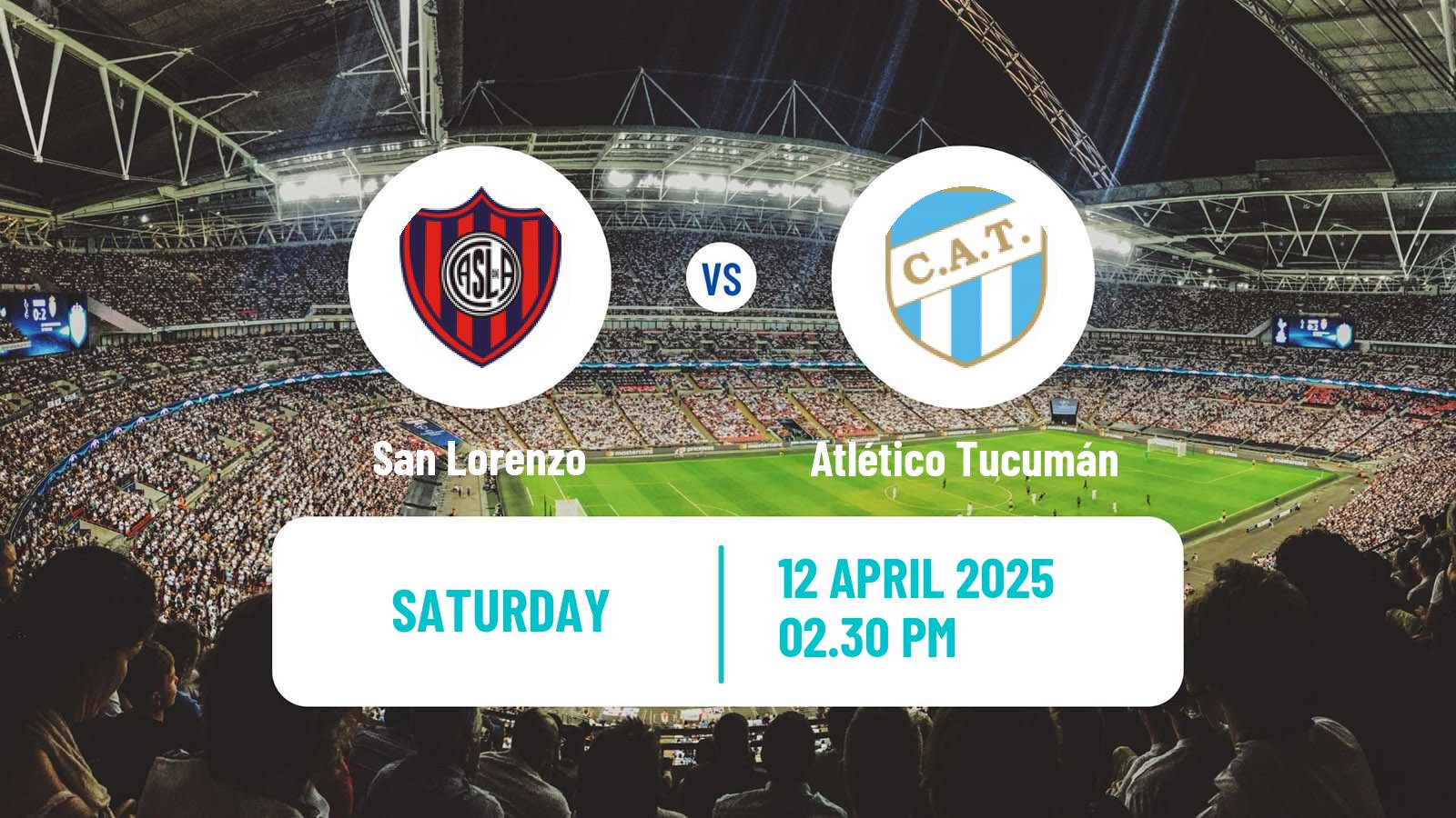 Soccer Argentinian Liga Profesional San Lorenzo - Atlético Tucumán
