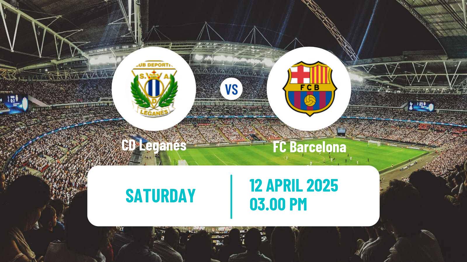 Soccer Spanish LaLiga Leganés - Barcelona