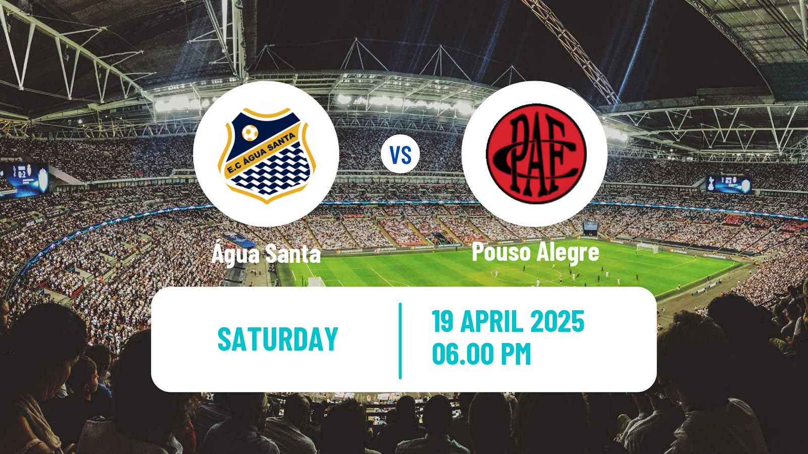 Soccer Brazilian Serie D Água Santa - Pouso Alegre