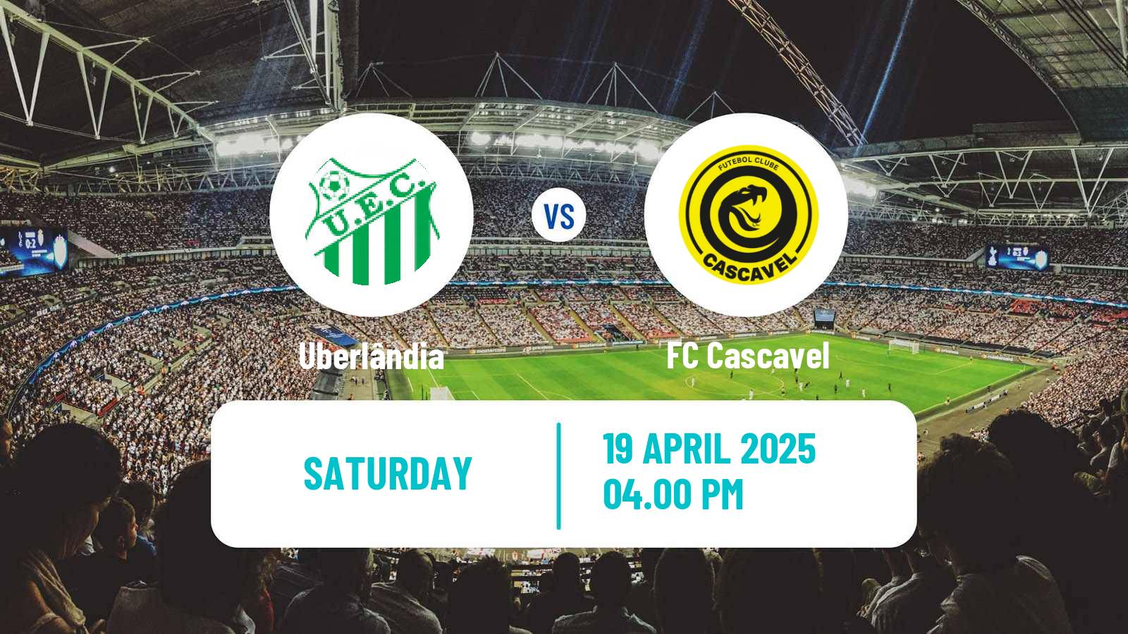 Soccer Brazilian Serie D Uberlândia - FC Cascavel