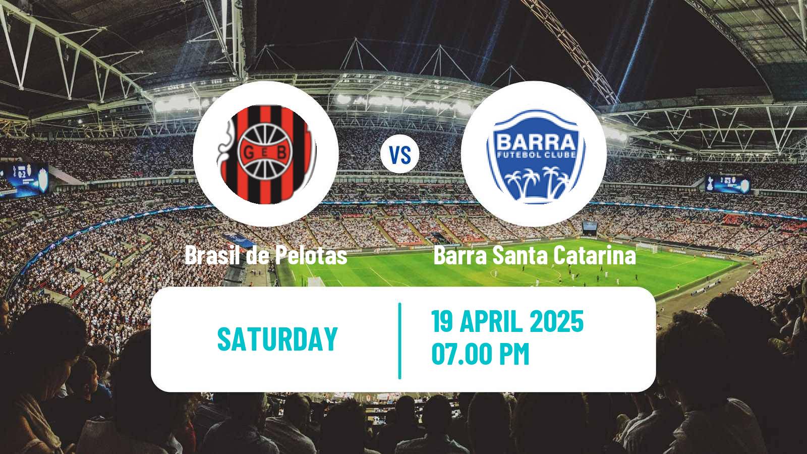 Soccer Brazilian Serie D Brasil de Pelotas - Barra Santa Catarina