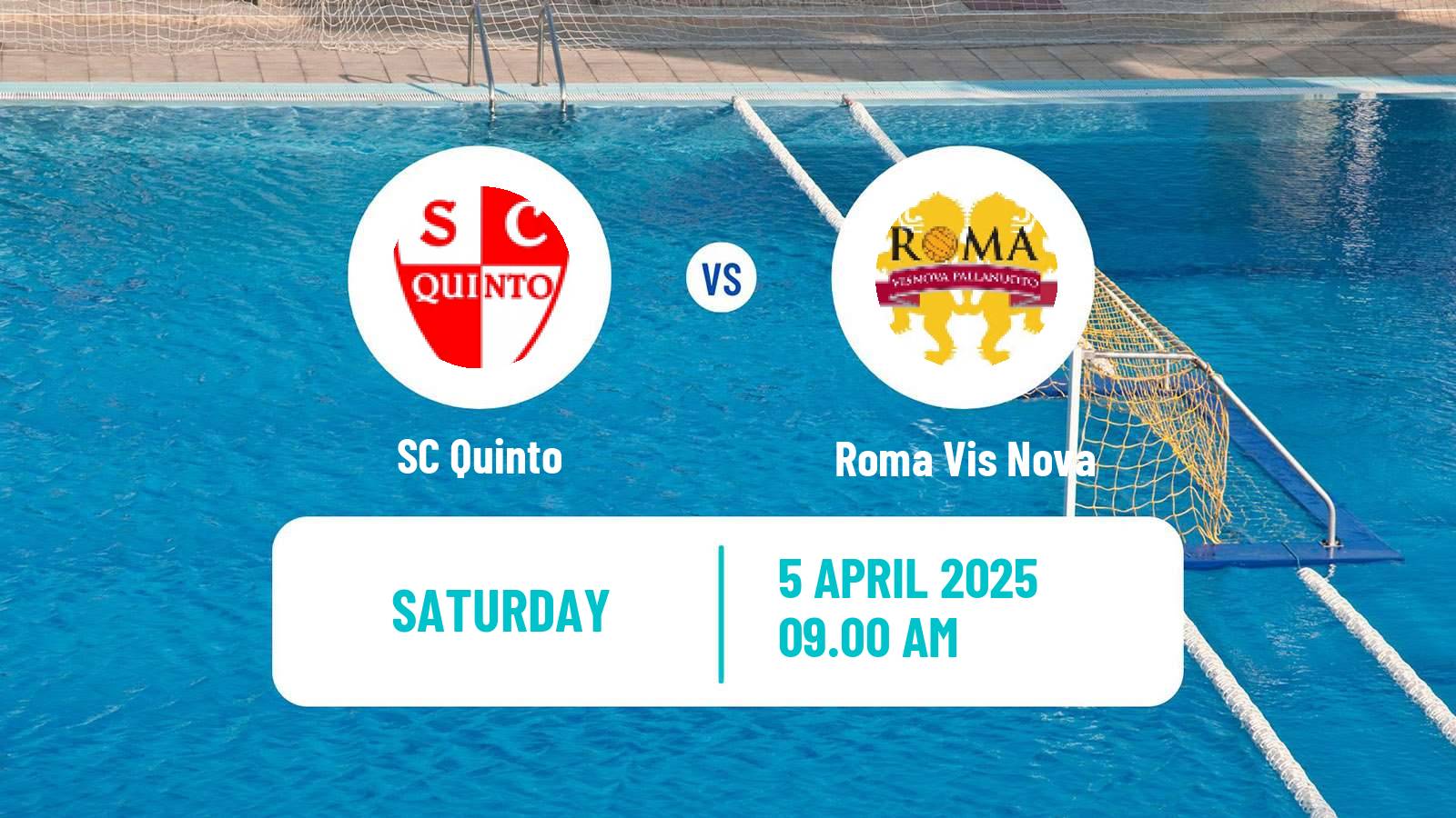 Water polo Italian A1 Water Polo Quinto - Roma Vis Nova
