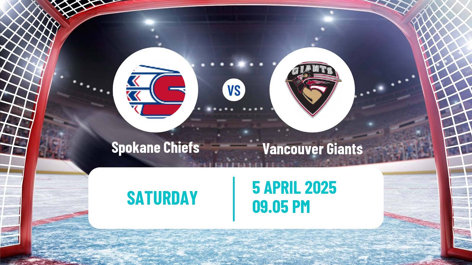 Hockey WHL Spokane Chiefs - Vancouver Giants