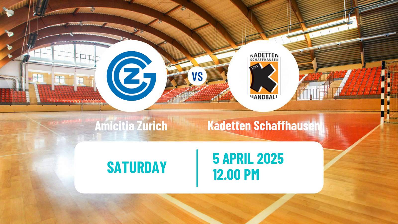 Handball Swiss NLA Handball Amicitia Zurich - Kadetten Schaffhausen