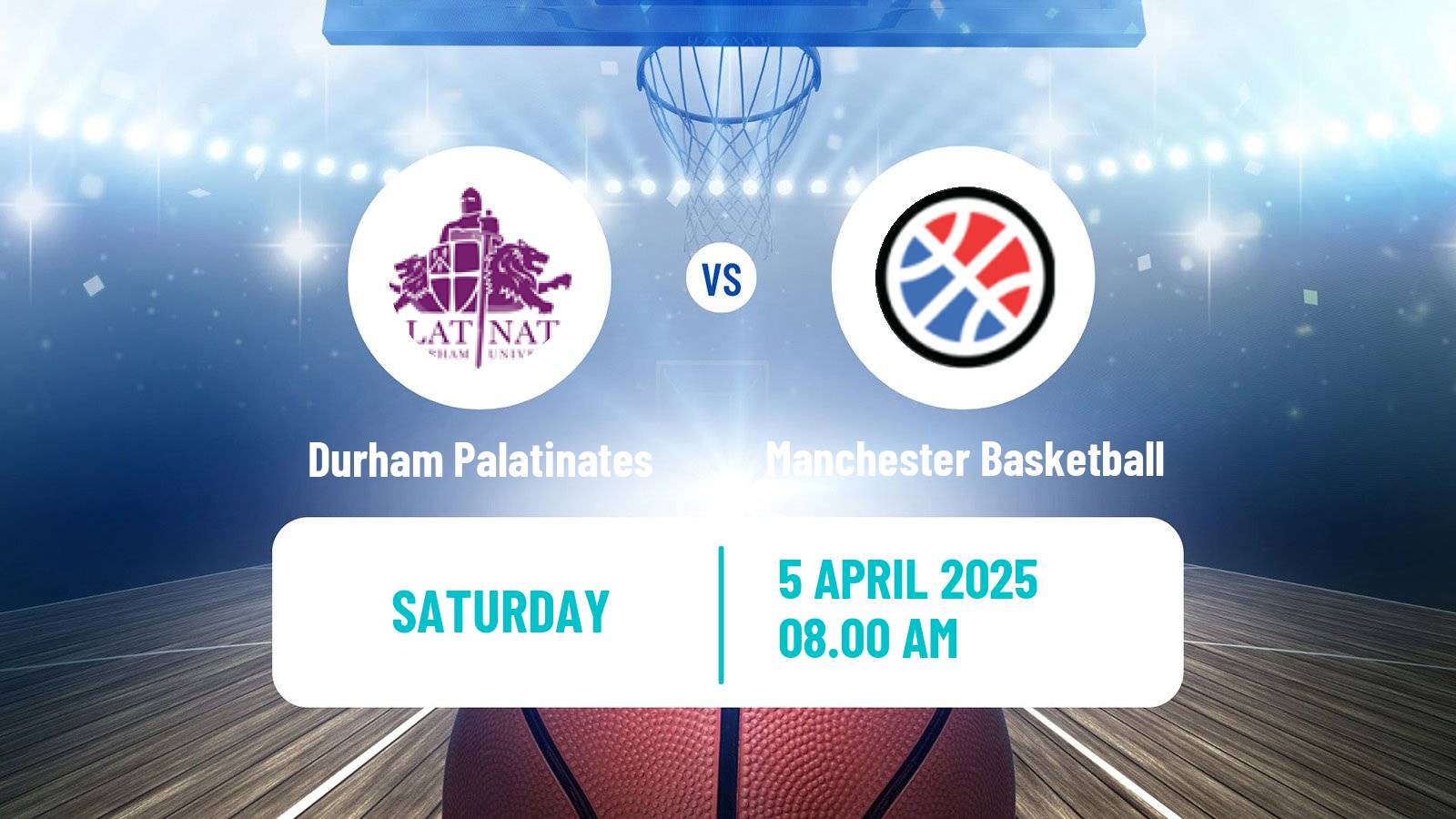Basketball British WBBL Durham Palatinates - Manchester Basketball