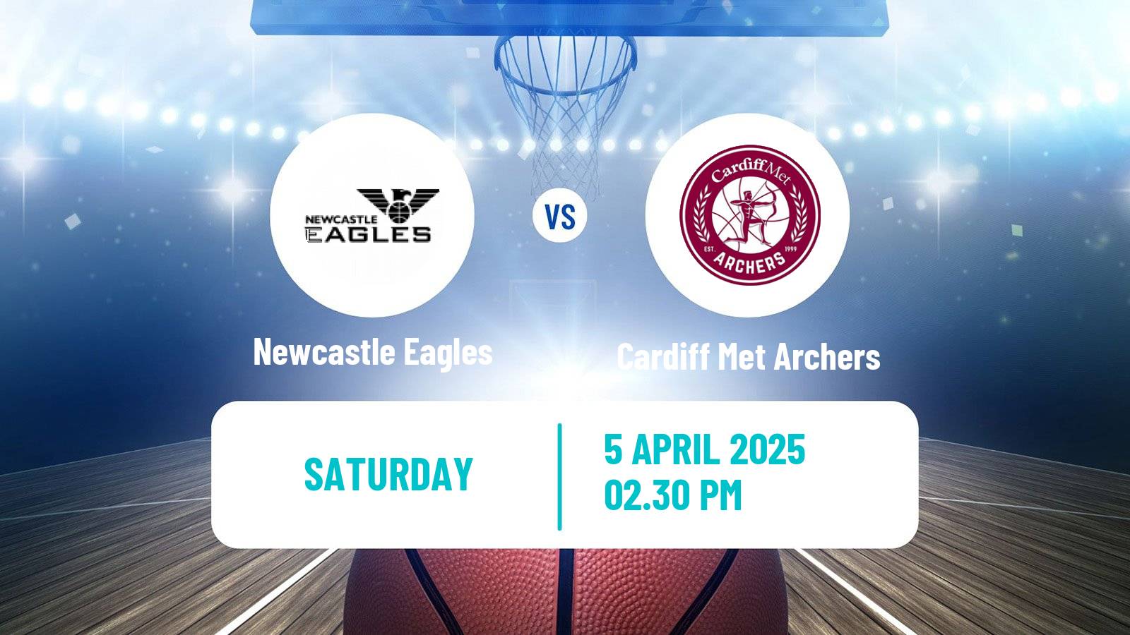 Basketball British WBBL Newcastle Eagles - Cardiff Met Archers