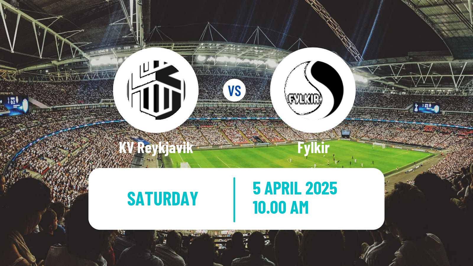 Soccer Icelandic Cup KV Reykjavik - Fylkir