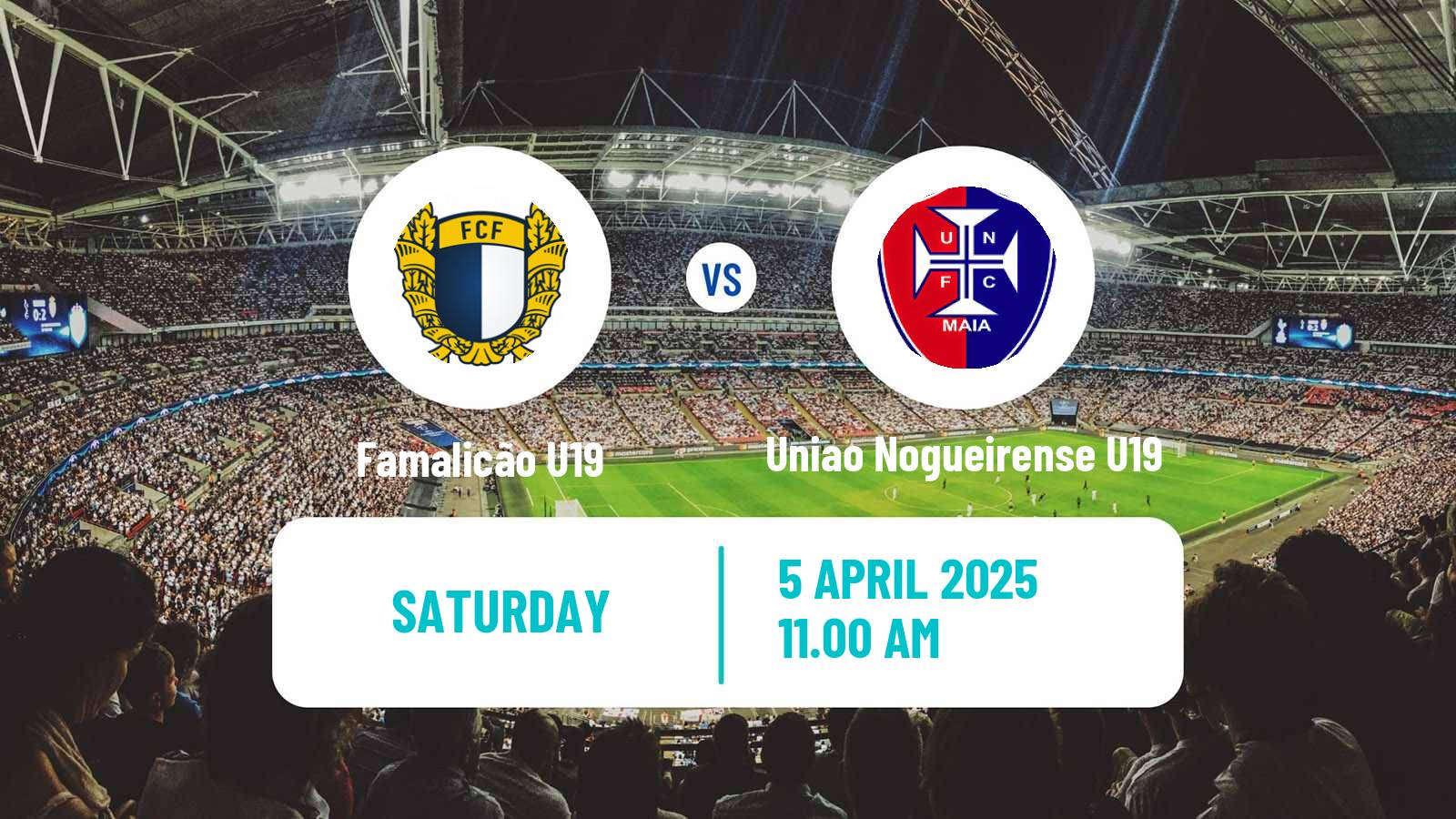 Soccer Portuguese Campeonato Nacional U19 Famalicão U19 - Uniao Nogueirense U19