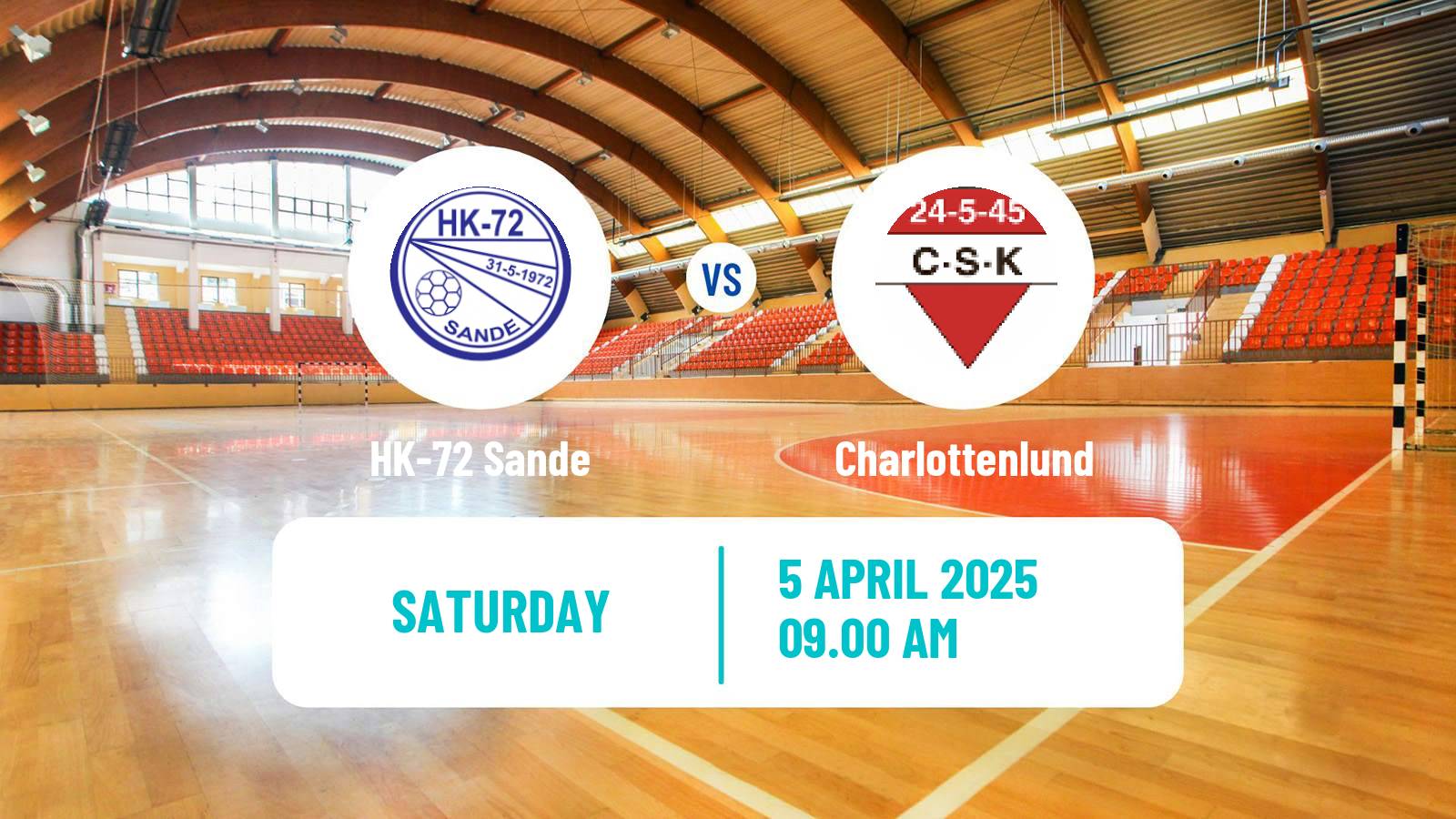 Handball Norwegian 1 Division Handball HK-72 Sande - Charlottenlund