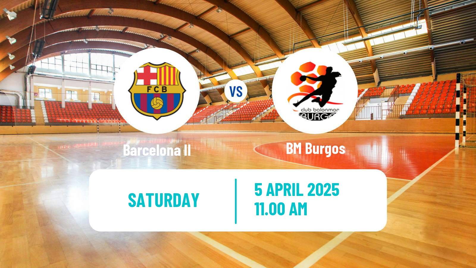 Handball Spanish Division de Honor Plata Handball Barcelona II - Burgos