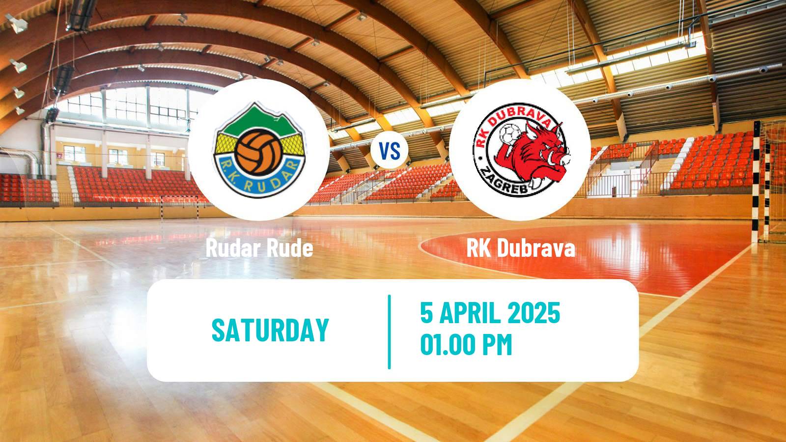 Handball Croatian Premijer Liga Handball Rudar Rude - Dubrava