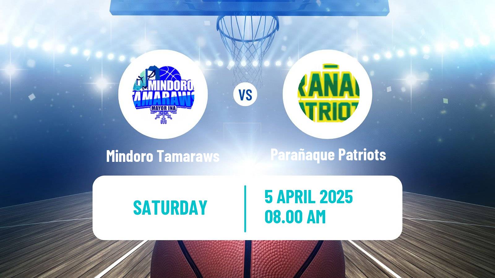 Basketball Philippines MBPL  Mindoro Tamaraws - Parañaque Patriots