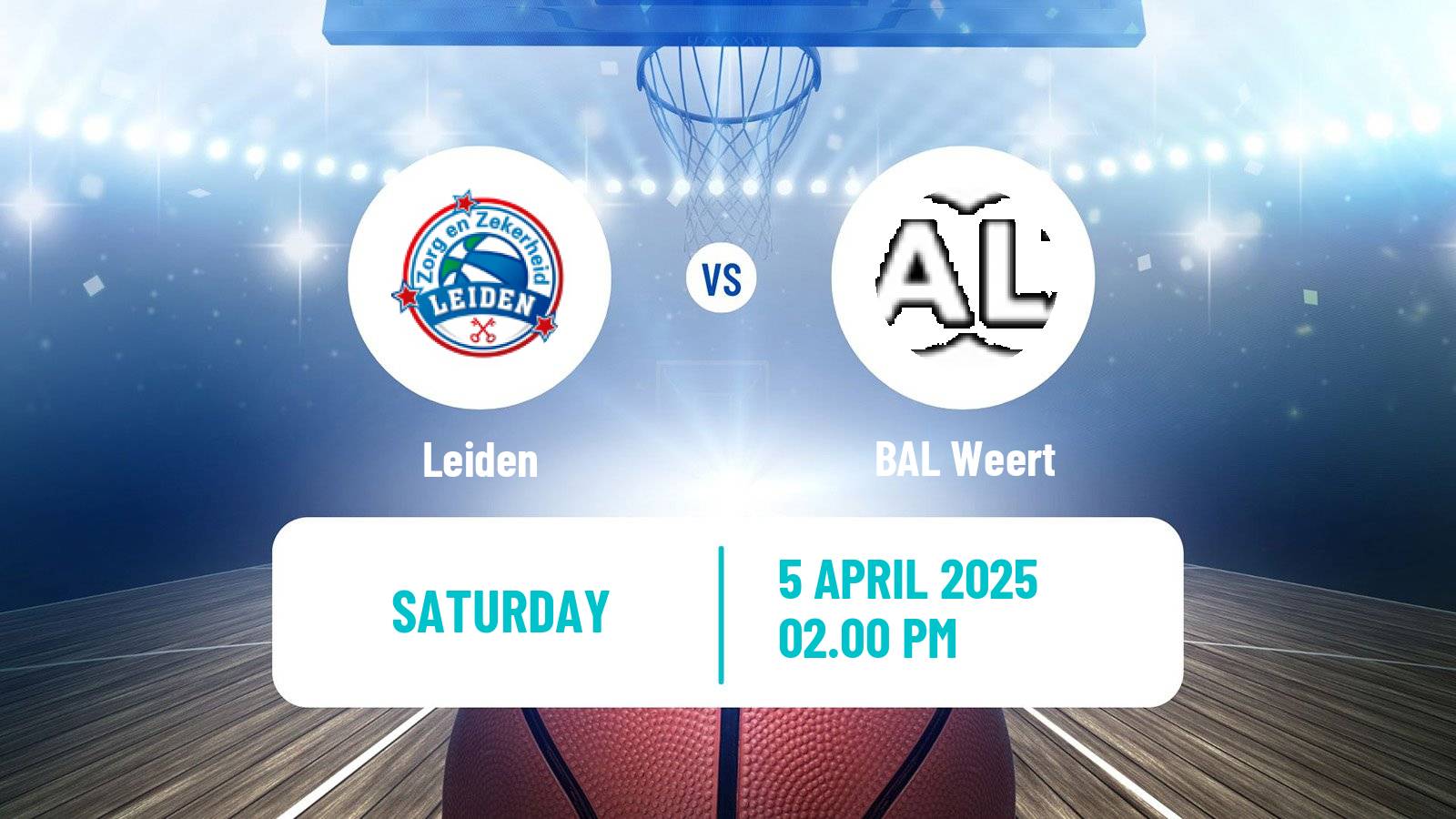 Basketball BNXT League Leiden - BAL Weert