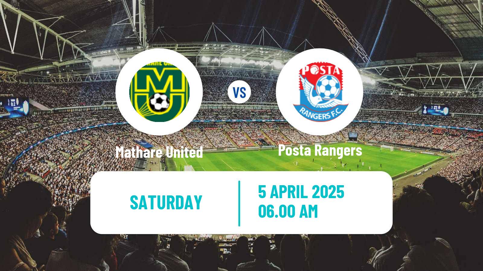 Soccer Kenyan Premier League Mathare United - Posta Rangers