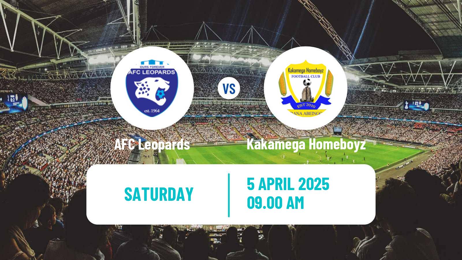 Soccer Kenyan Premier League AFC Leopards - Kakamega Homeboyz