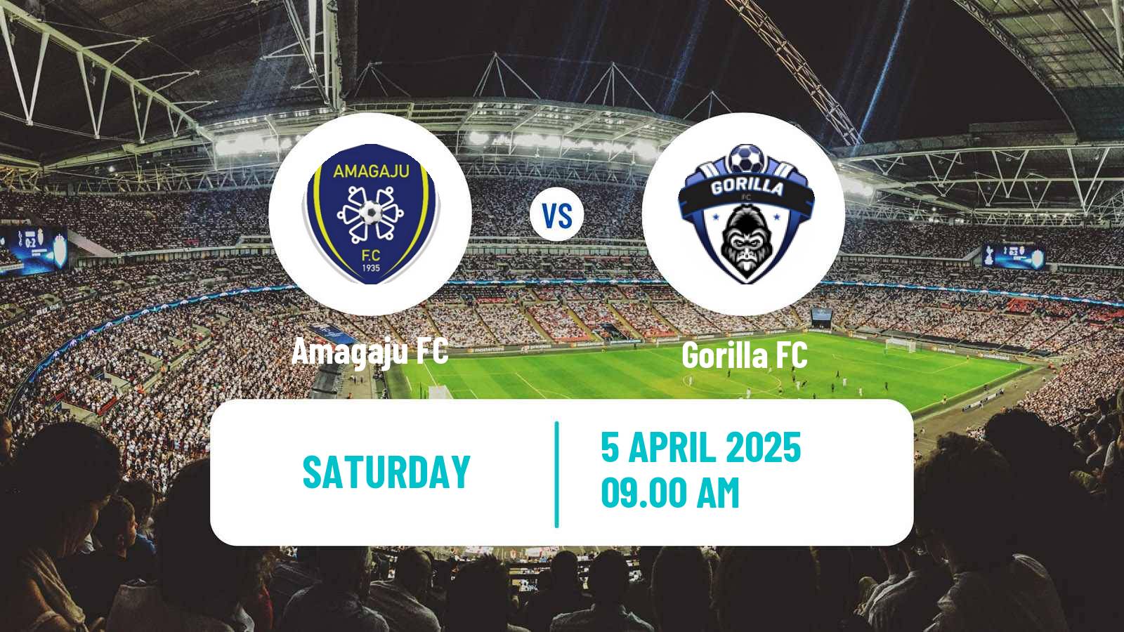 Soccer Rwanda Premier League Amagaju - Gorilla