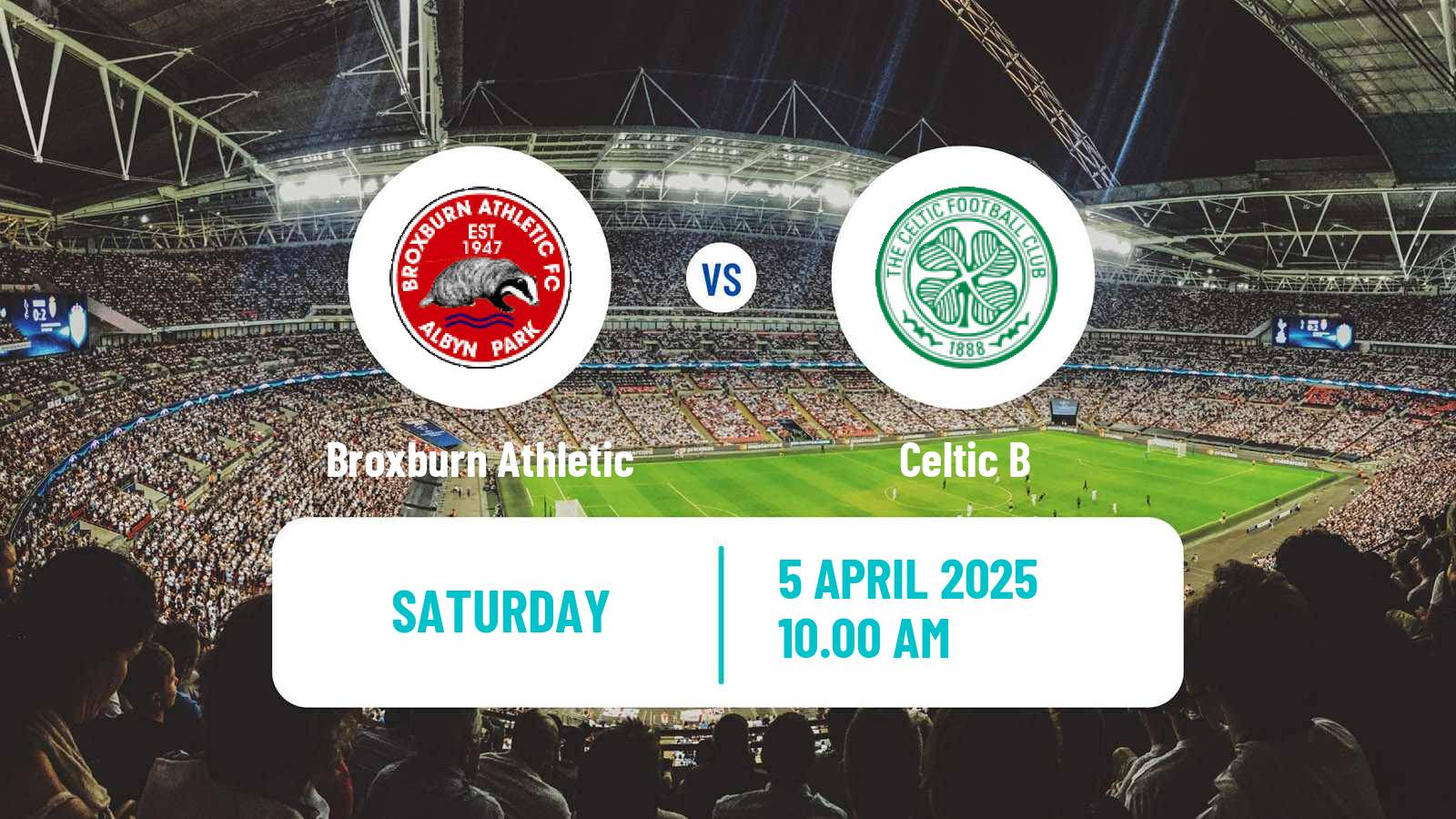Soccer Scottish Lowland League Broxburn Athletic - Celtic B
