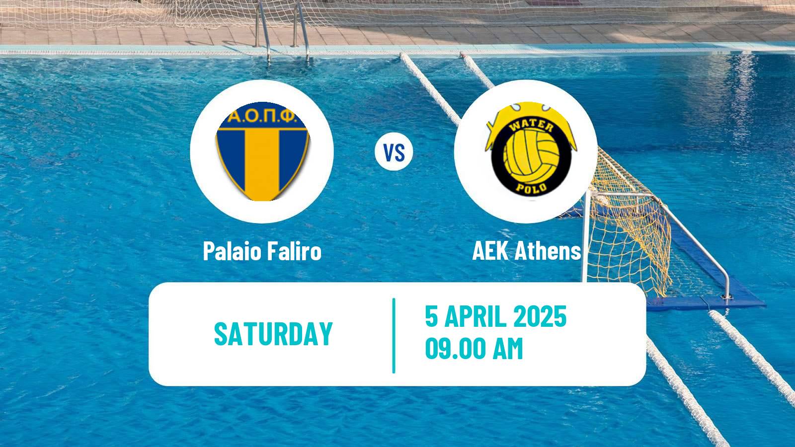 Water polo Greek A1 Water Polo Palaio Faliro - AEK Athens