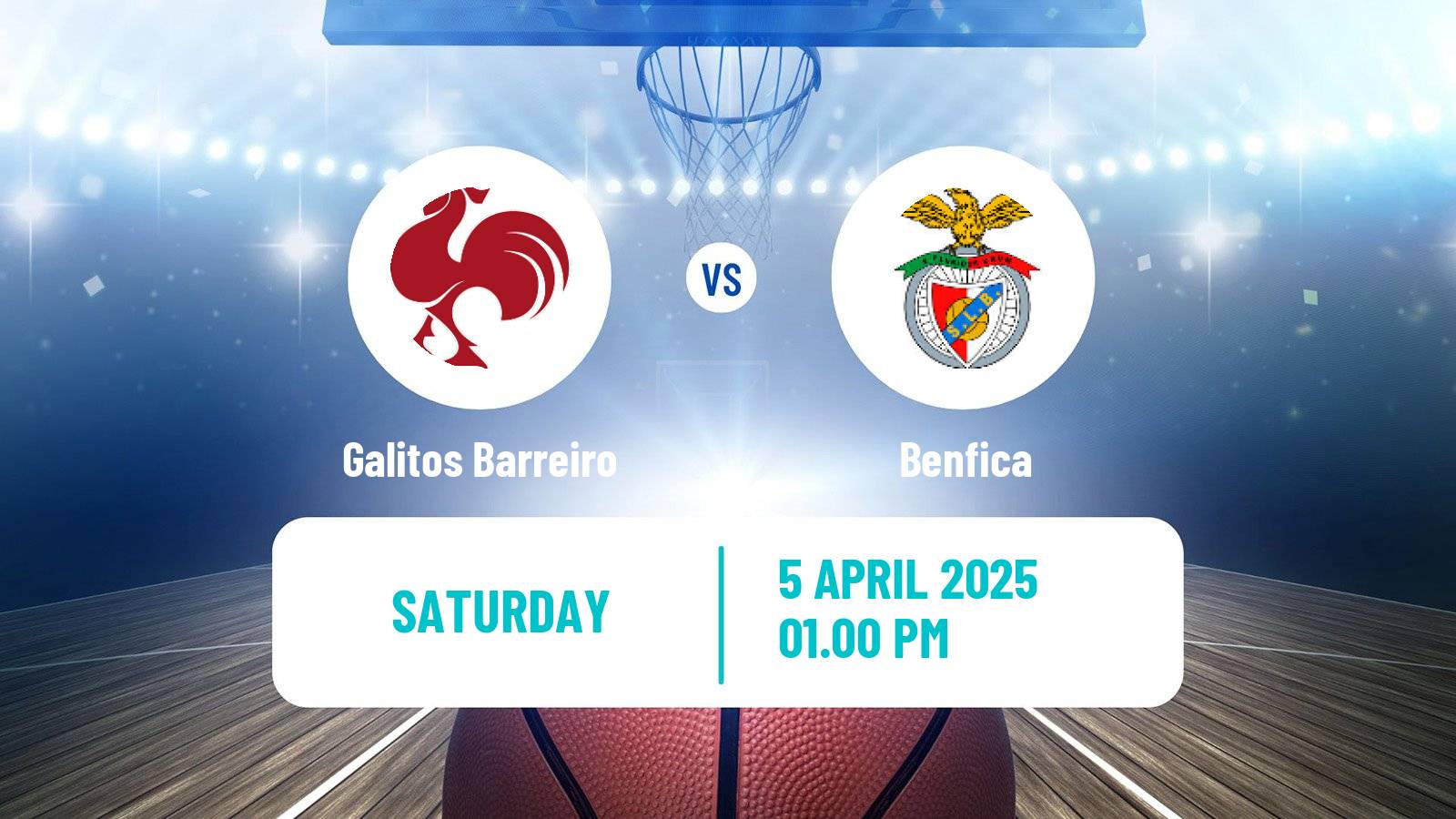Basketball Portuguese LPB Galitos Barreiro - Benfica
