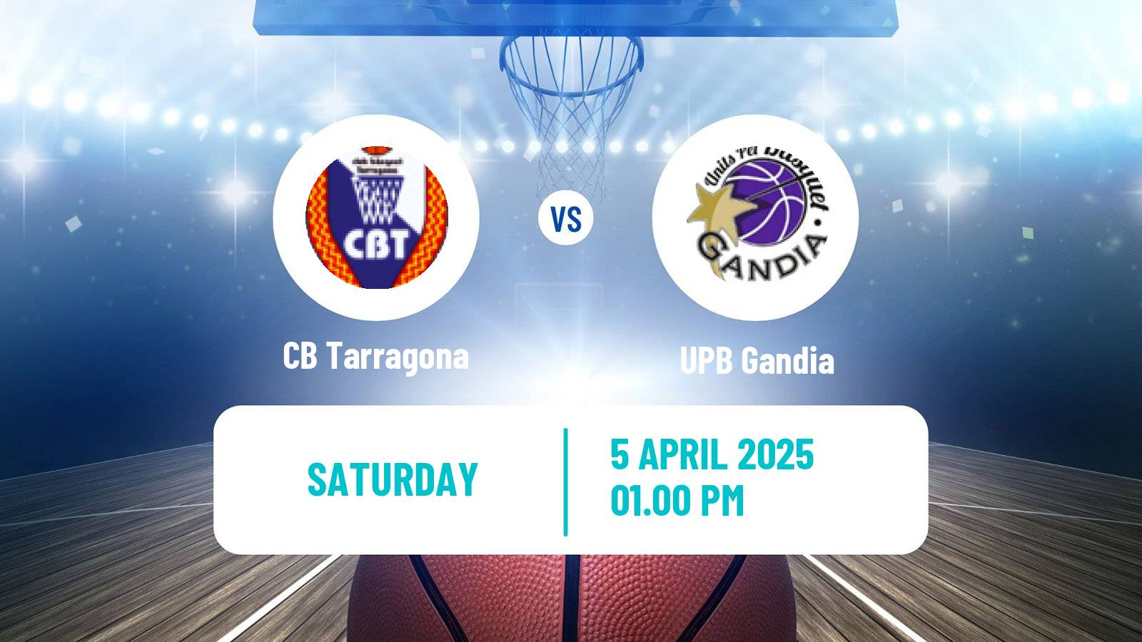 Basketball Spanish LEB Plata Tarragona - Gandia