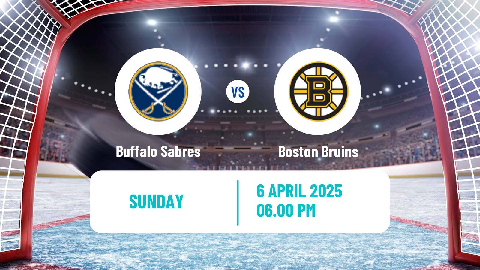 Hockey NHL Buffalo Sabres - Boston Bruins