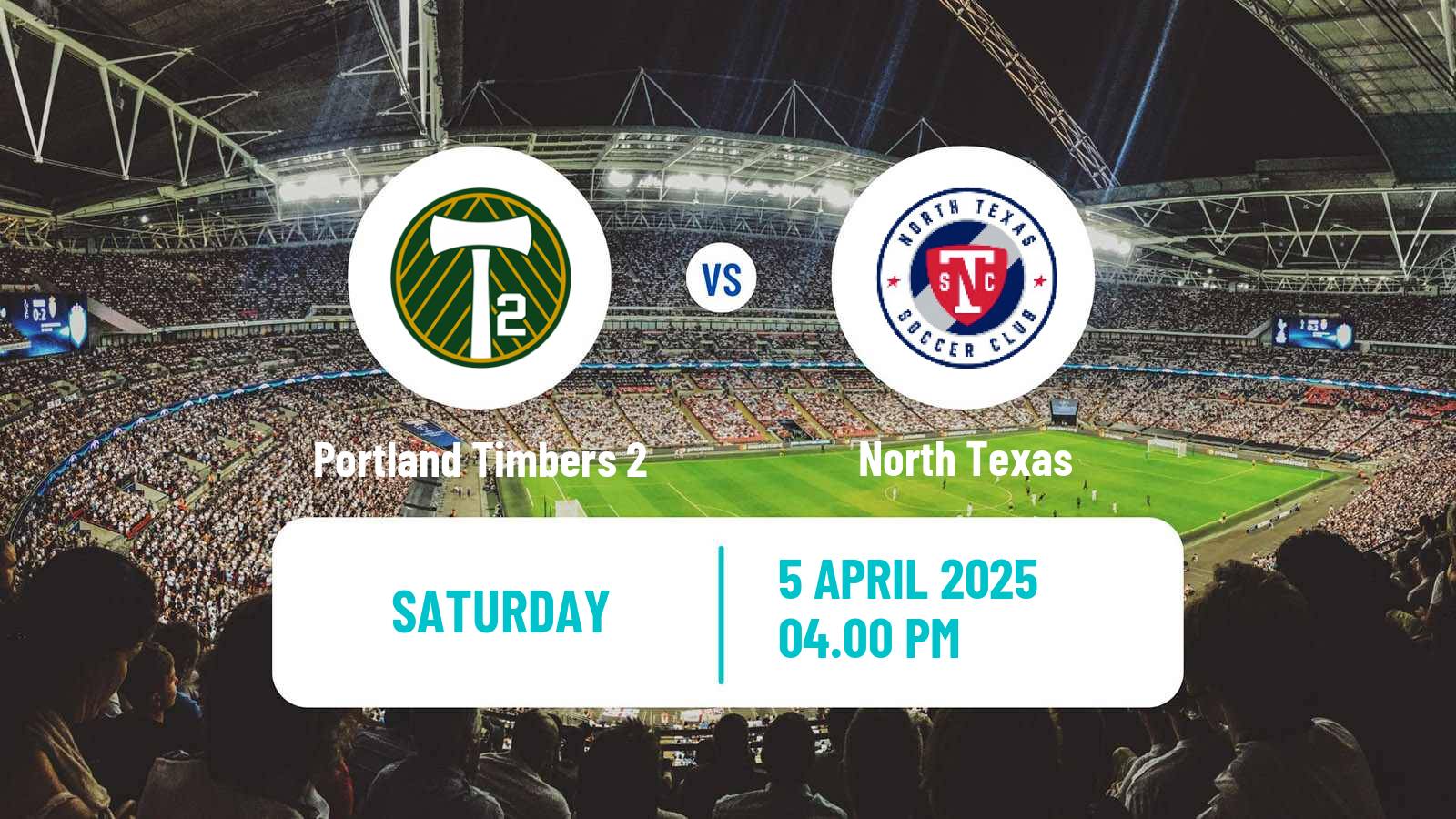 Soccer MLS Next Pro Portland Timbers 2 - North Texas