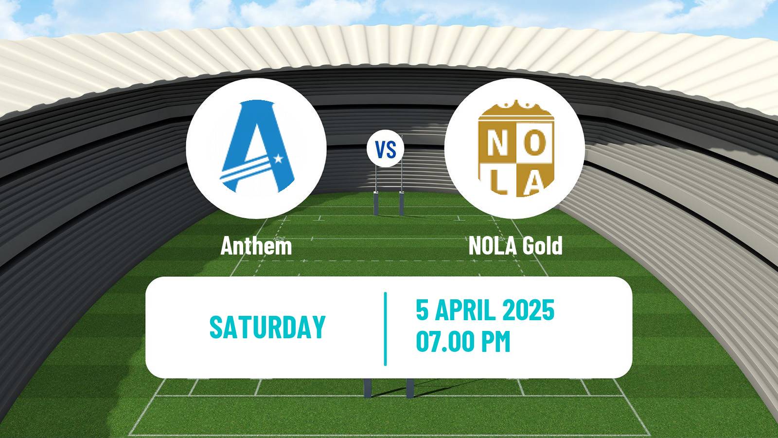 Rugby union USA Major League Rugby Anthem - NOLA Gold
