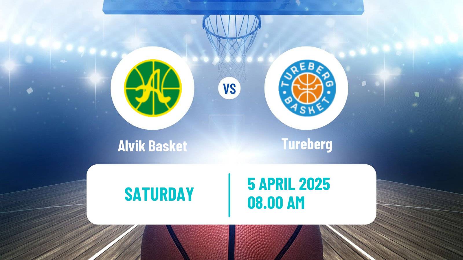Basketball Swedish Superettan Basketball Alvik - Tureberg